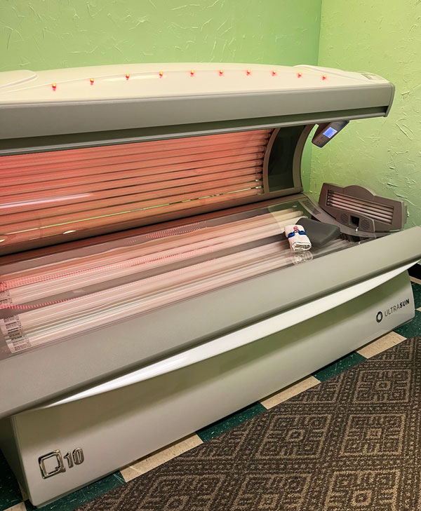 tanning bed at Tropical Designs & Tans